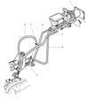 Dodge Ram 2500 Power Steering Hose Diagram - 52006724AB