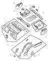 Chrysler Crossfire Floor Pan Diagram - 5097441AB