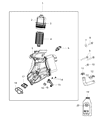 Ram Oil Cooler Diagram - 68511102AA