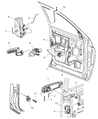 Dodge Ram 3500 Door Lock Actuator Diagram - 55276793AC