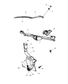 Ram Windshield Washer Nozzle Diagram - 4805742AB