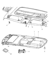 Jeep Commander Sun Visor Diagram - 1DD971D1AA