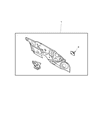 Chrysler PT Cruiser Dash Panels Diagram - 5017558AE