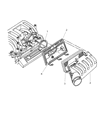 Dodge Ram 2500 Air Filter Box Diagram - 53040044AB