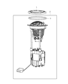 Ram 1500 Fuel Level Sensor Diagram - 68197317AA