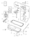 1999 Jeep Grand Cherokee Oil Pan Gasket Diagram - 53007568