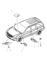 Chrysler Pacifica Air Bag Control Module Diagram - 56054044AA