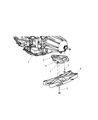 Chrysler 300 Transmission Mount Diagram - 4578064AC