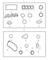 Chrysler PT Cruiser Intake Manifold Gasket Diagram - 4884649AA