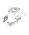 Jeep Wrangler Engine Cover Diagram - 5281743AA