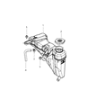 Dodge Challenger Coolant Reservoir Diagram - 55111260AE