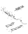 Dodge Ram 3500 Tail Pipe Diagram - 52121925AE