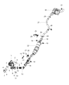 Jeep Wrangler Catalytic Converter Diagram - 68323796AA