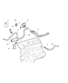 Chrysler Heater Control Valve Diagram - 68032899AA