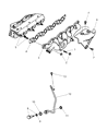 2005 Jeep Liberty Exhaust Heat Shield Diagram - 5142614AA