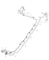 2008 Jeep Wrangler Brake Line Diagram - 52129114AC
