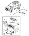 Jeep Liberty Fog Light Diagram - 55156923AD