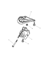 2004 Jeep Grand Cherokee Transmission Mount Diagram - 52058994