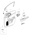 Chrysler Armrest Diagram - 1YZ131BBAC