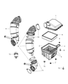 2008 Dodge Ram 2500 Air Duct Diagram - 53032944AF
