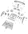 Jeep Grand Cherokee Floor Pan Diagram - 68170745AB