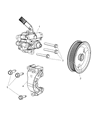 Dodge Durango Power Steering Pump Diagram - 68068641AB