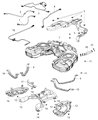 2022 Dodge Durango Fuel Tank Strap Diagram - 4726070AB
