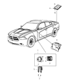 2012 Dodge Charger ABS Control Module Diagram - 68154644AA