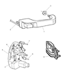 Jeep Cherokee Door Lock Actuator Diagram - 55235205AB
