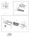 Dodge Grand Caravan Center Console Base Diagram - 1PC89BD1AH