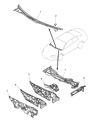 Chrysler Dash Panels Diagram - MR325483