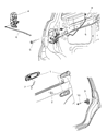 2004 Dodge Durango Door Latch Assembly Diagram - 55364111AA