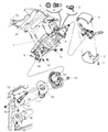 Chrysler Pacifica Steering Column Diagram - 4680654AD