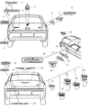 Dodge Magnum Emblem Diagram - 4806013AA