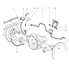 Dodge Ram 1500 Brake Line Diagram - 52007920AC