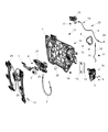 Dodge Journey Window Motor Diagram - 68209826AB