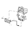2004 Jeep Grand Cherokee A/C Switch Diagram - 55115904AC