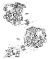 Jeep Liberty Engine Mount Bracket Diagram - 52059201AE