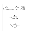 Dodge Caliber Antenna Cable Diagram - 5183898AA