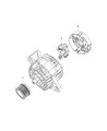 Jeep Alternator Pulley Diagram - 68254603AA
