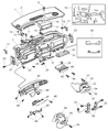 Dodge Caravan Glove Box Diagram - RV54RK5AA