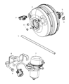 Dodge Challenger Brake Booster Vacuum Hose Diagram - 4779605AA