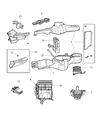 Chrysler Evaporator Diagram - 5019217AD