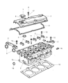 Chrysler PT Cruiser Cylinder Head Diagram - R8249421AA