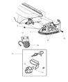 Dodge Dakota Fog Light Diagram - 55077320AD