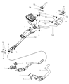 2012 Dodge Challenger Catalytic Converter Diagram - 68038393AD