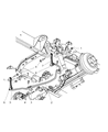 Dodge Dakota Sway Bar Link Diagram - 52106303AA