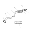1997 Chrysler Cirrus Fuel Filler Neck Diagram - 4695929