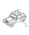 Jeep Wrangler Air Bag Diagram - 52029335AC