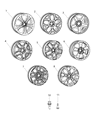 Jeep Spare Wheel Diagram - 5VL54RXFAA